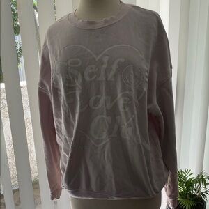 4X$20 Grayson Threads Pink Boxy Long Sleeve Sweatshirt